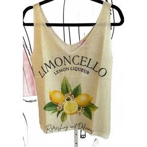 NEW YOLLY limoncello tank top in yellow